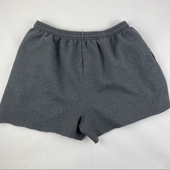 Starter Athletic Shorts Mens XL Gray Cut Off Sweatpants - Picture 8 of 8